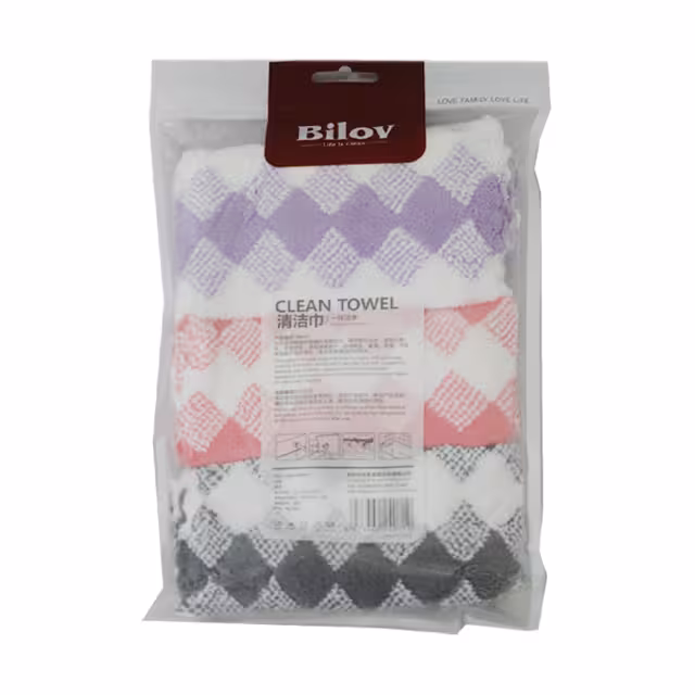 دستمال میکروفایبر بیلو بسته 3 عددی