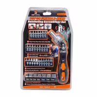 پیچ گوشتی جغجغه ای سانشنگ مدل SS-94145 بسته 35 عددی | کالا مکس