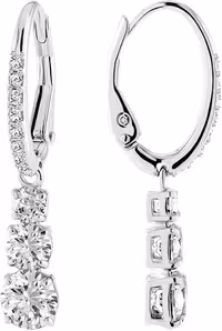 جواهرات گوشواره کریستالی Swarovski Attract Trilogy