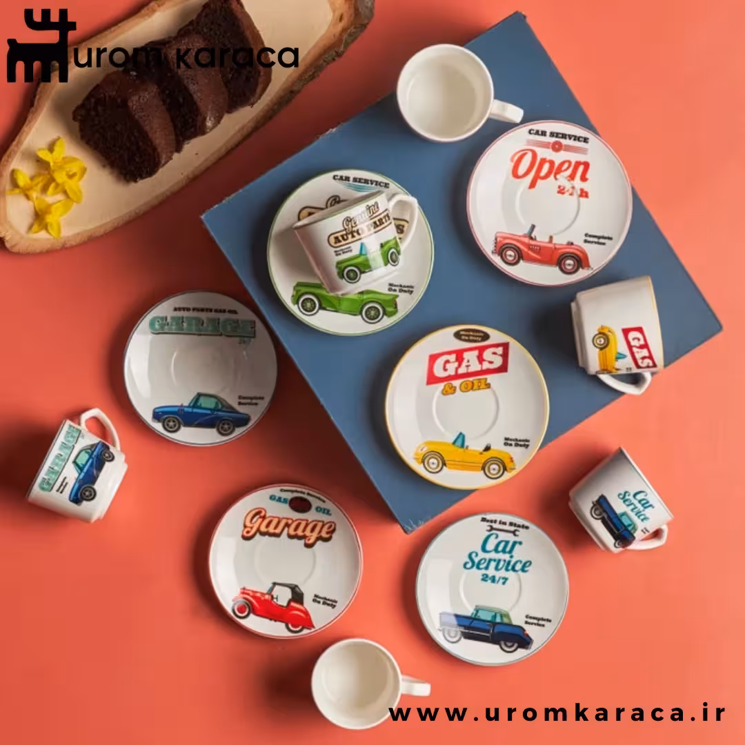 سرویس قهوه خوری 12 پارچه کاراجا Cars