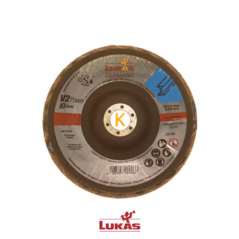 سنباده فلاپ دیسک مدل V2 POWER 178xZK60 لوکاس