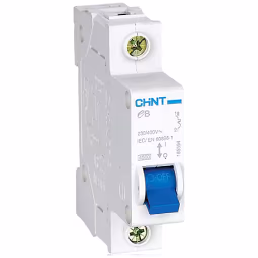 کلید مینیاتوری تکفاز 6 آمپر چینت الکتریک EB-6
