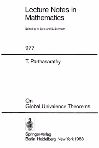 خرید و دانلود نسخه کامل کتاب On Global Univalence Theorems