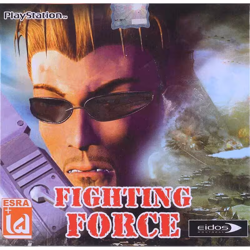 بازی Fighting Force لوح زرین مناسب برای PS1