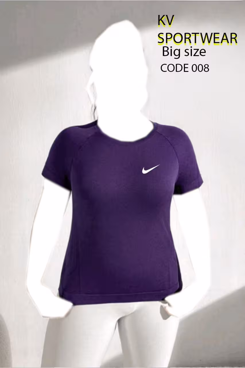 تیشرت سایز بزرگ ورزشی زنانه NIKE کد 0019
