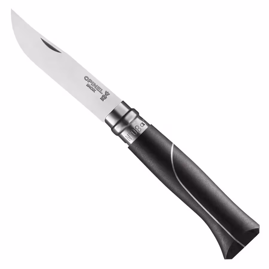 چاقو اپینل 08 استنلس – الیپس – لوکس ادیشن Opinel No.08 Polished Stainless Steel Folding Knife – Ellipse