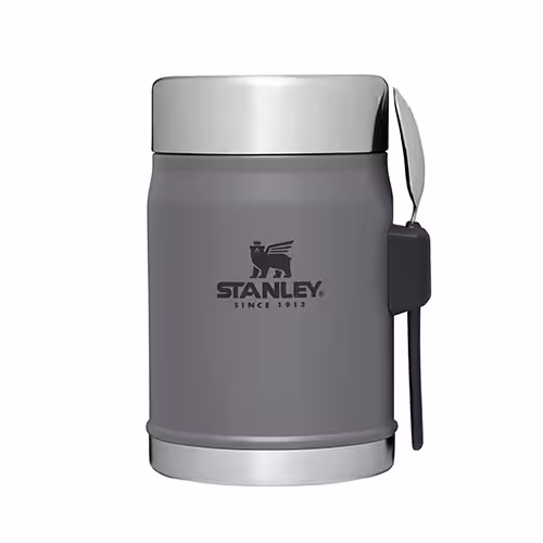 فلاسک غذا استنلی 400 میلی لیتری مدل کلاسیک لجندری رنگ طوسی