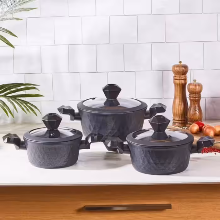 سرویس قابلمه 6 پارچه کاراجا Bio Diamond