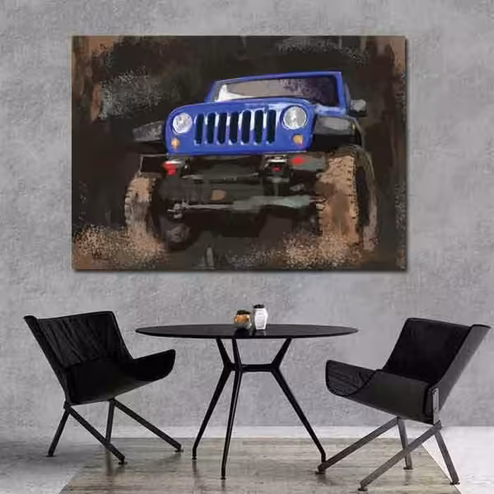 تابلو بوم چاپی لاویا طرح خودرو کد ART-997