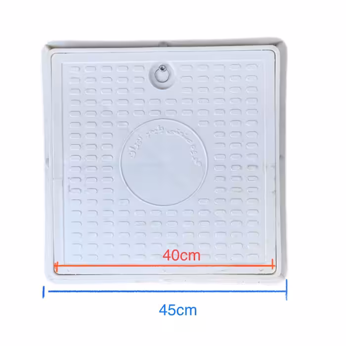 دریچه کنتور  40 در 40 پلاستیکی ادم رو   (دریچه بازدید)