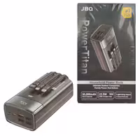 پاوربانک 30000mAH فست دارای کابل متصل JBQ powertitan 30000 mAh Powerbank PD 22.5W