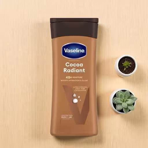لوسیون بدن وازلین مدل Cocoa radiant حجم 200 میل