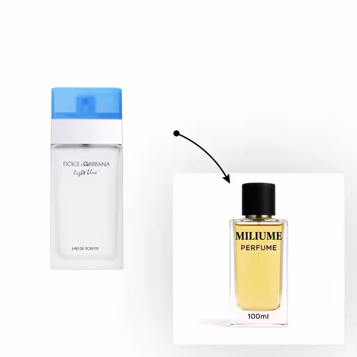 اسانس عطر Dolce Gabbana Light Blue برند gemini - کد 2155 - دی اند جی لایت بلو زنانه 100ML - میلیوم پرفیوم