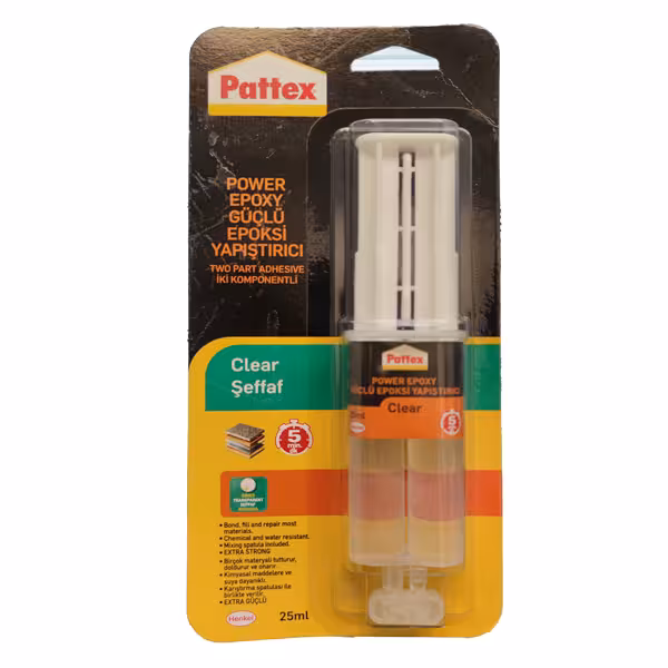 چسب دوقلو شفاف همه کاره سرنگی پاتکس