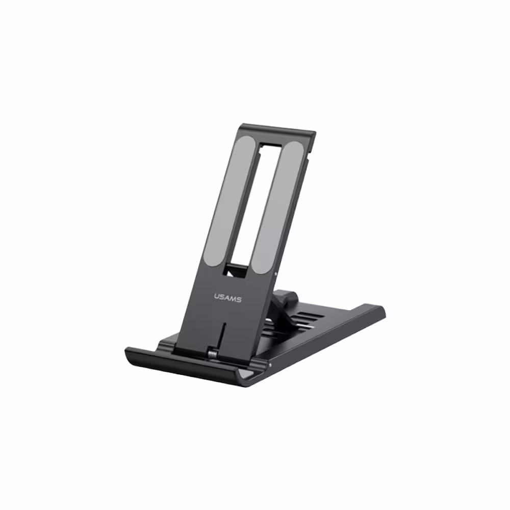 پایه نگه دارنده موبایل یوسمز مدل USAMS Spring Folding Desktop Tablet/Phone Stand US-ZJ070