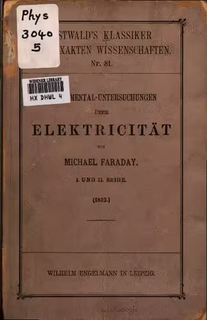 خرید و دانلود نسخه کامل کتاب Experimental-Untersuchungen über Elektrizität (1832)