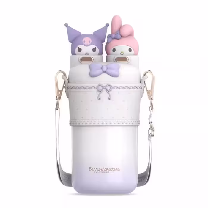 تراول ماگ دو حالته مدل Sanrio Kuromi