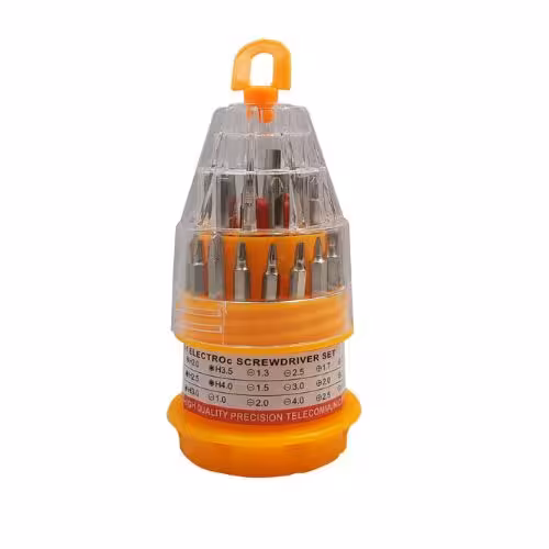 ست پیچ گوشتی 31 عددی نمکدانی مدل P- 6036B