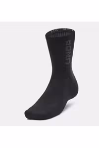 جوراب مشکی مردانه و زنانه UA 3 PACK های میانی 001 Under Armour