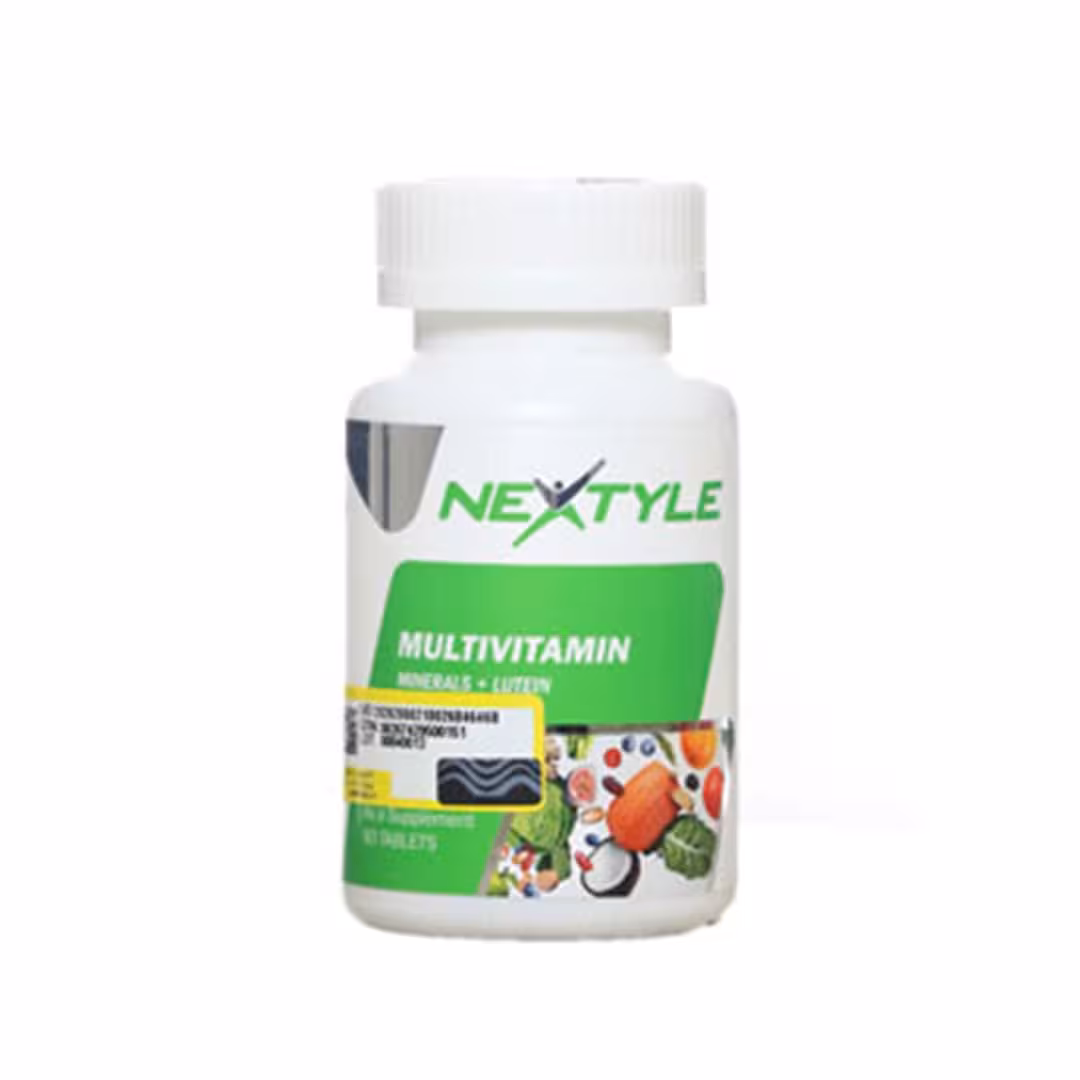 قرص مولتی ویتامین پلاس لوتئین نکستایل 60 عددی