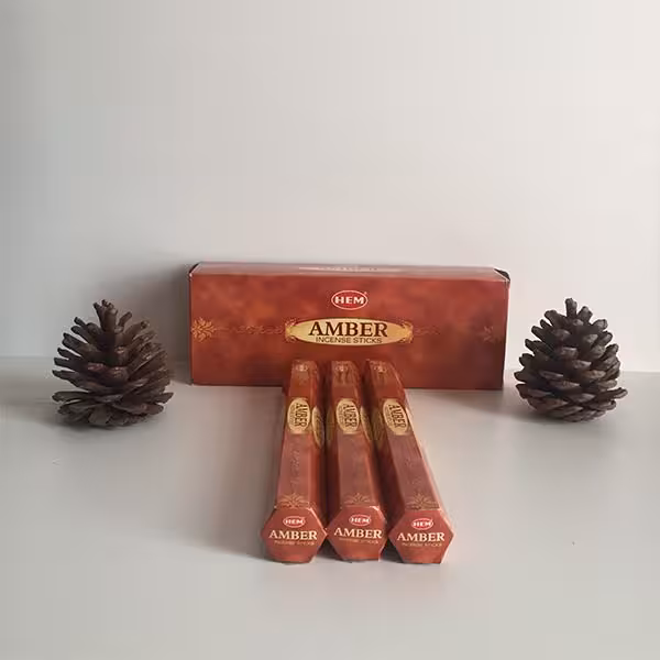 عود شاخه ای عنبر هم HEM Amber Incense Stick