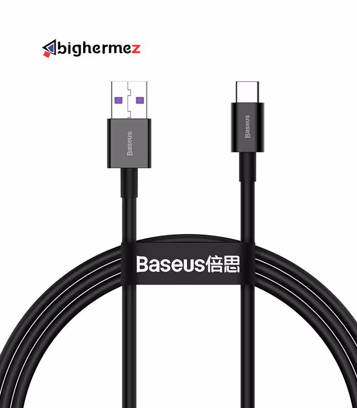 کابل شارژ TYPE-C باسئوس مدل 66W CATYS-01 طول 1 متر