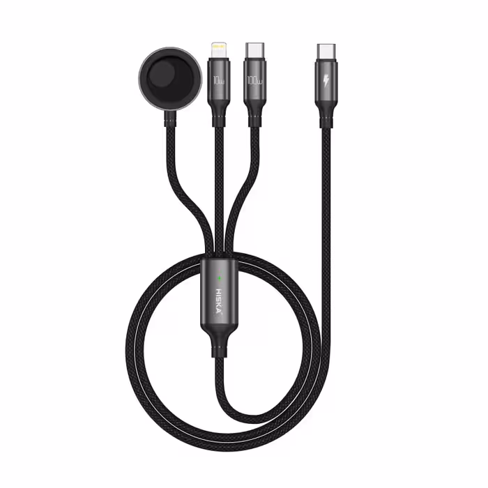 کابل تبدیل USB-C به لایتنینگ – WIRELESS هیسکا مدل LX-31 طول 1.2 متر