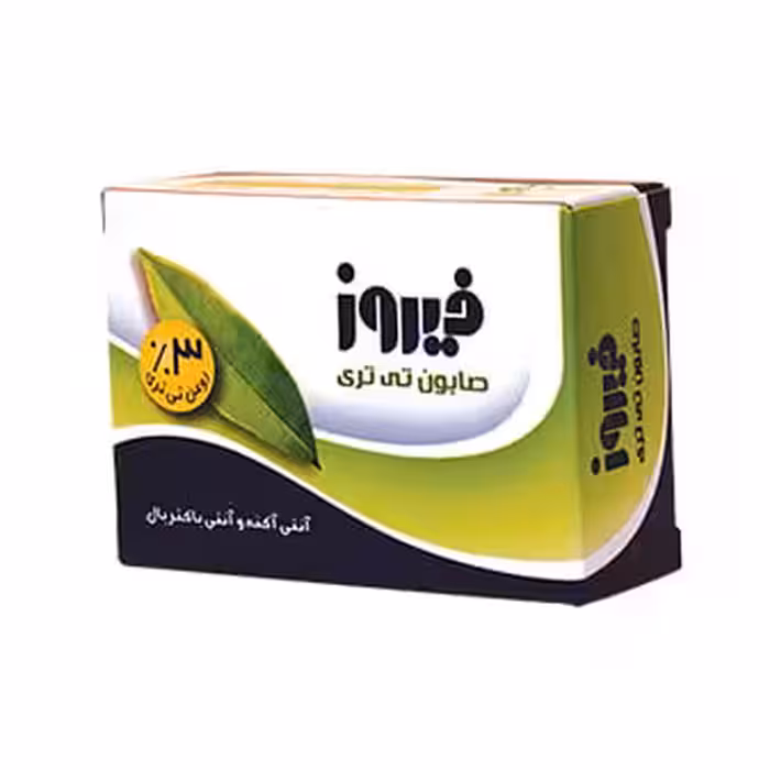 صابون فیروز مدل Tea Tree  مناسب پوست های اکنه دار مقدار 120 گرم
