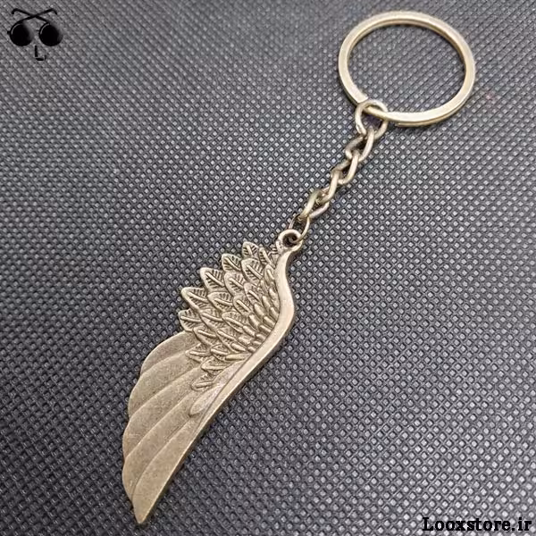 جاکلیدی طرح بال فرشته برنزی ارزان