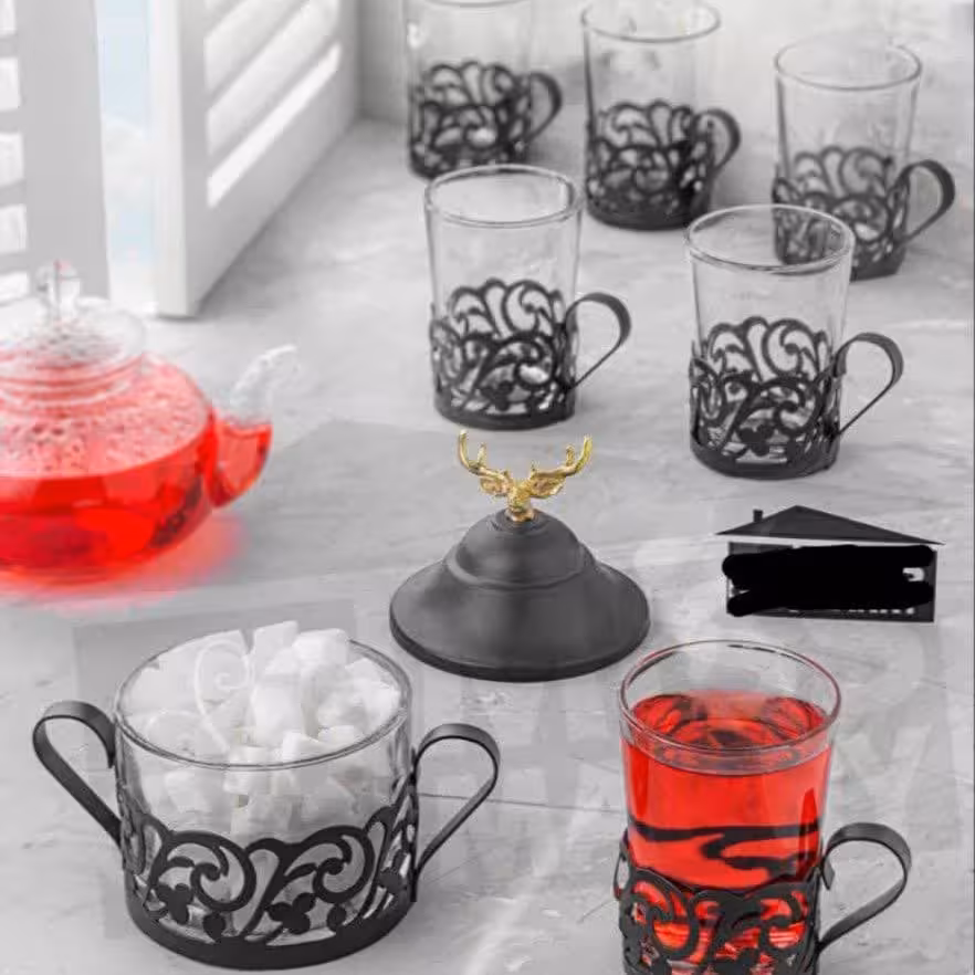 ست لیوان و قندان