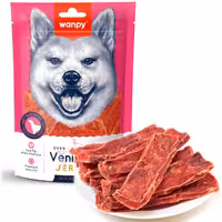 تشویقی سگ ونپی طعم گوشت گوزن مدل Jerky