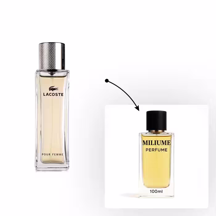 اسانس عطر Lacoste Pour Femme برند gemini - کد 2126 - لاگوست زنانه 100ML - میلیوم پرفیوم
