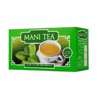 چای سبز کیسه ای با عطر و طعم نعنا مانی 20 عددی