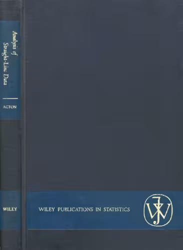 خرید و دانلود نسخه کامل کتاب Analysis of Straight-Line Data (Wiley Publication in Applied Statistics)