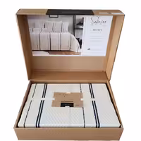 ست پیکه دونفره مدل Ruby برند شاهسر ترک (سه تکه - سرمه ای)