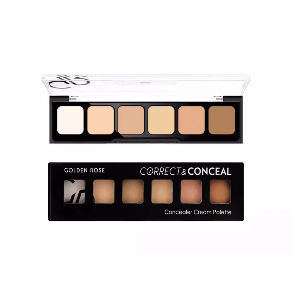 پالت کانسیلر گلدن رز 6 رنگ Golden Rose correct & conceal