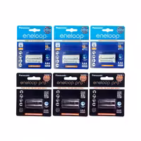 باتری نیم قلمی قابل شارژ پاناسونیک مدل انلوپ و انلوپ پرو بسته 12 عددی