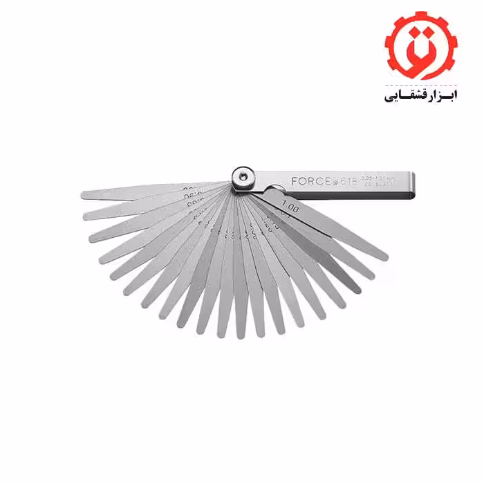 فیلر میلیمتری 20 تیغ فورس مدل 618