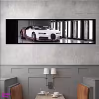 تابلو بکلیت طرح اتومبیل ماشین بوگاتی مدل کشیده کد B-7845