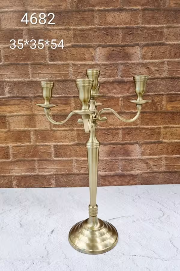 شمعدان و جاشمعی برنجی برند ریور کد 210159