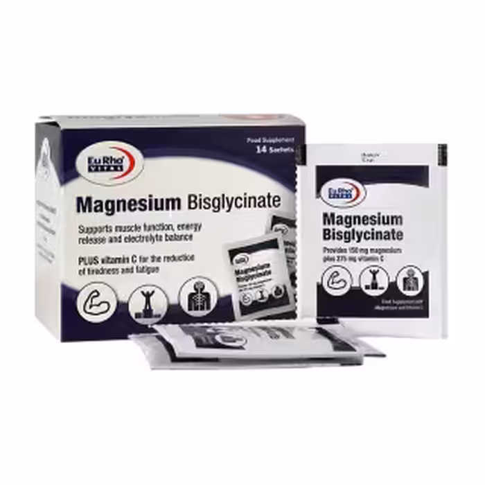 ساشه منیزیم بیس گلایسینات یوروویتال بسته 14عددی