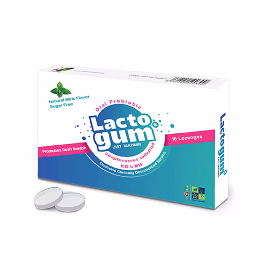 قرص مکیدنی پروبیوتیک لاکتوگام زیست تخمیر 10 عدد