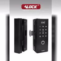 قفل اثر انگشتی دیجیتال، مناسب شیشه سکوریت، مدل G200، برند Alock