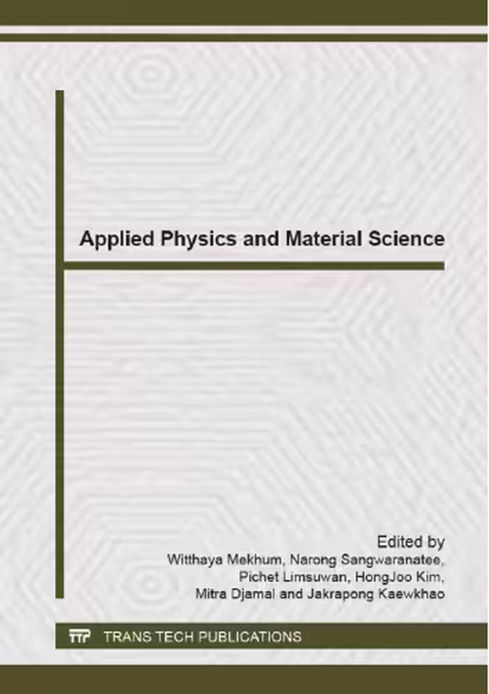 خرید و دانلود نسخه کامل کتاب Applied Physics and Material Science