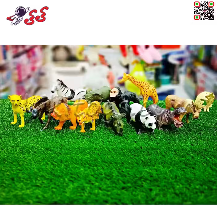 اسباب بازی باغ وحش حیوانات جنگل World Animals 7012
