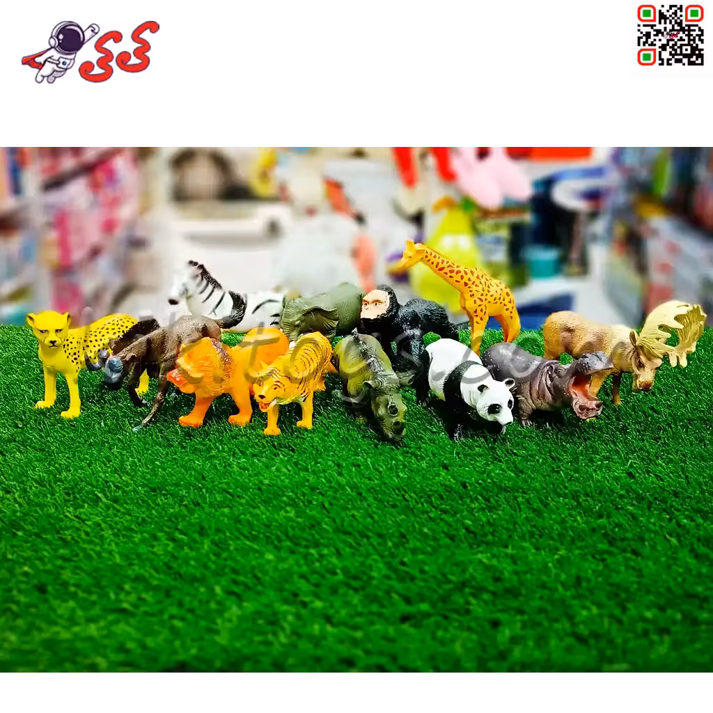 اسباب بازی باغ وحش حیوانات جنگل World Animals 7012