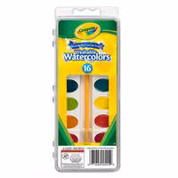 آبرنگ قابل‌شستشو 16 رنگ کرایولا Crayola