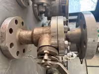 شیر توپی 1/2 1 اینچ  کلاس 600 ریس فیس  از جنس  STEM CF8M  SEAT CF8M BODY CF8M BALL CF8M