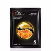 ماسک ورقه ای صورت SIAYZU مدل خاویار و طلا 24 عیار حجم 25 گرمی