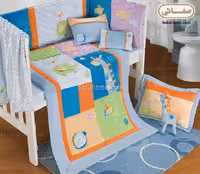 روتختی نوزاد 6 تکه طرح زرافه ستیمو آبی